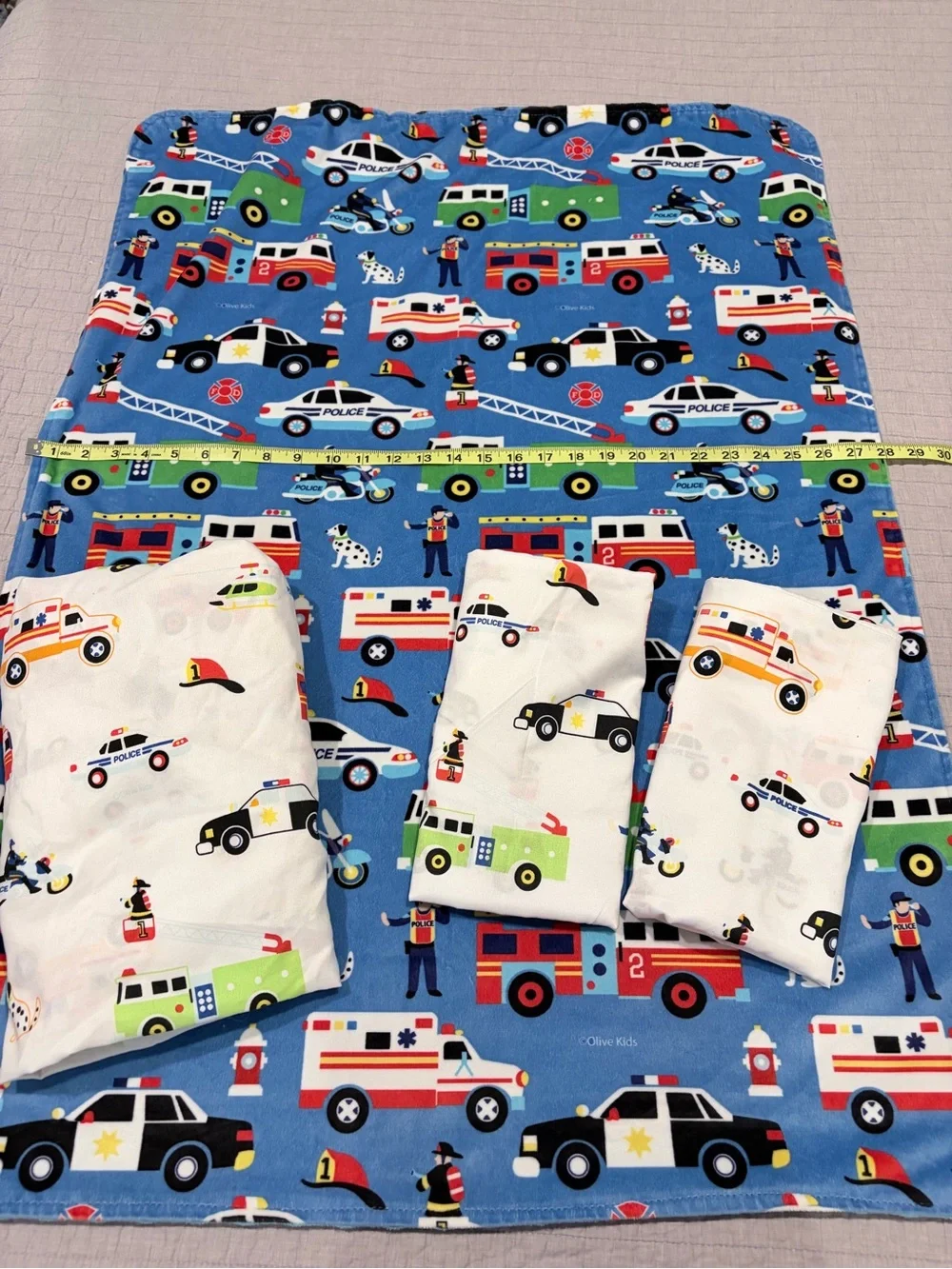 Wildkin Olive Kids Emergency Vehicles Crib Bedding Set